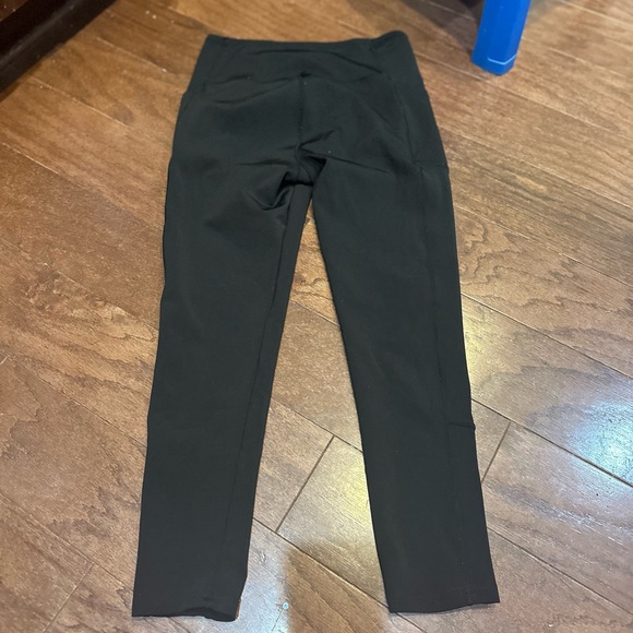 Marissa Olivia Black Wide Waist leggings Size Medium - Picture 2 of 3